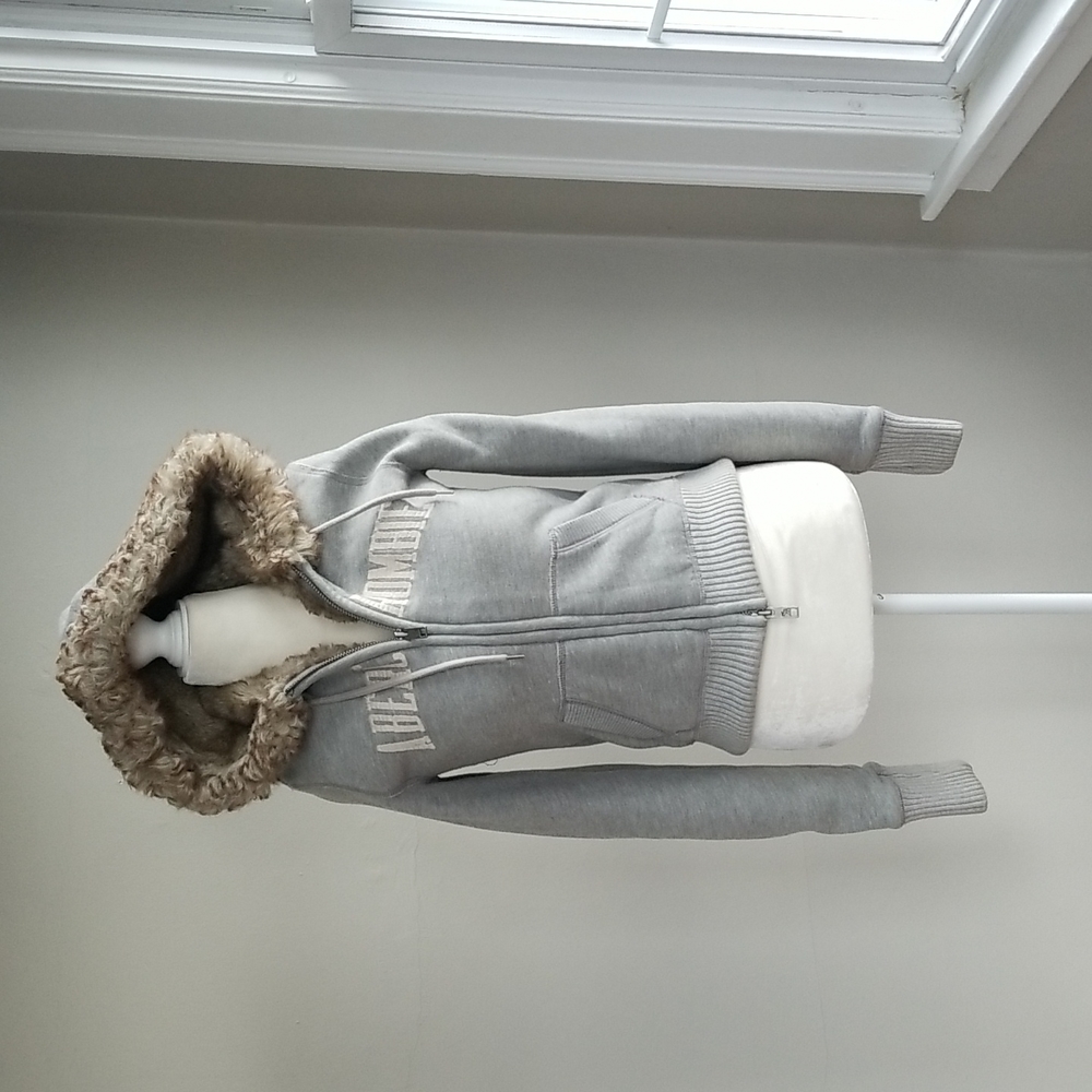 Zip up sweater jacket